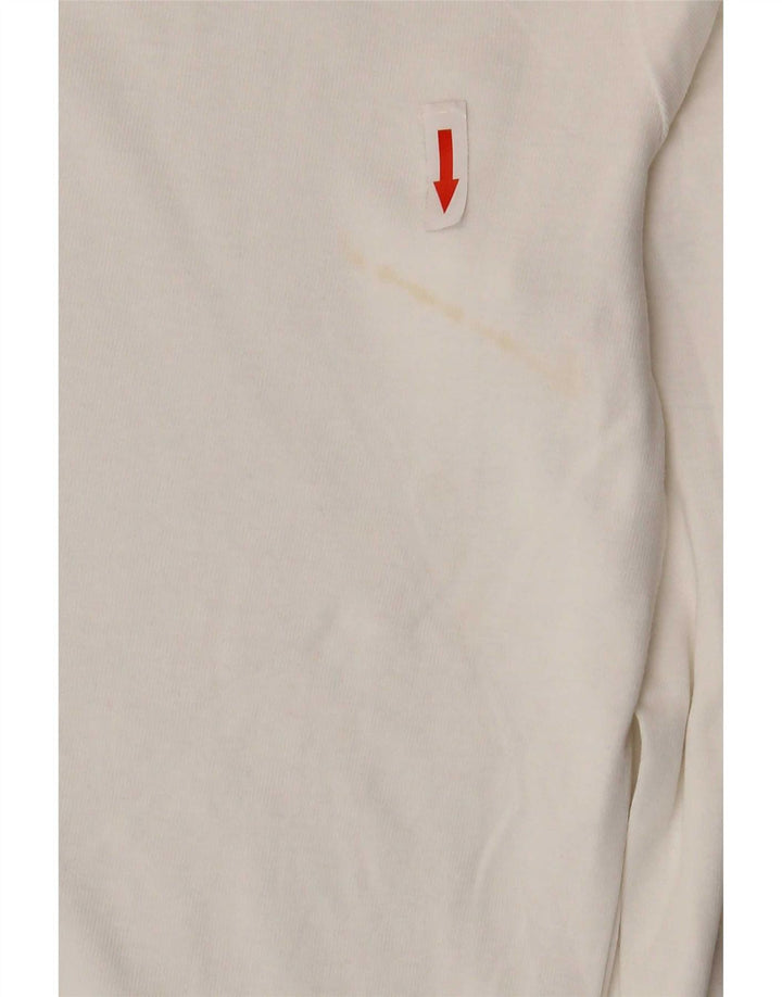 Adidas Γυναικείο τοπ μακρυμάνικο UK 14 Medium White