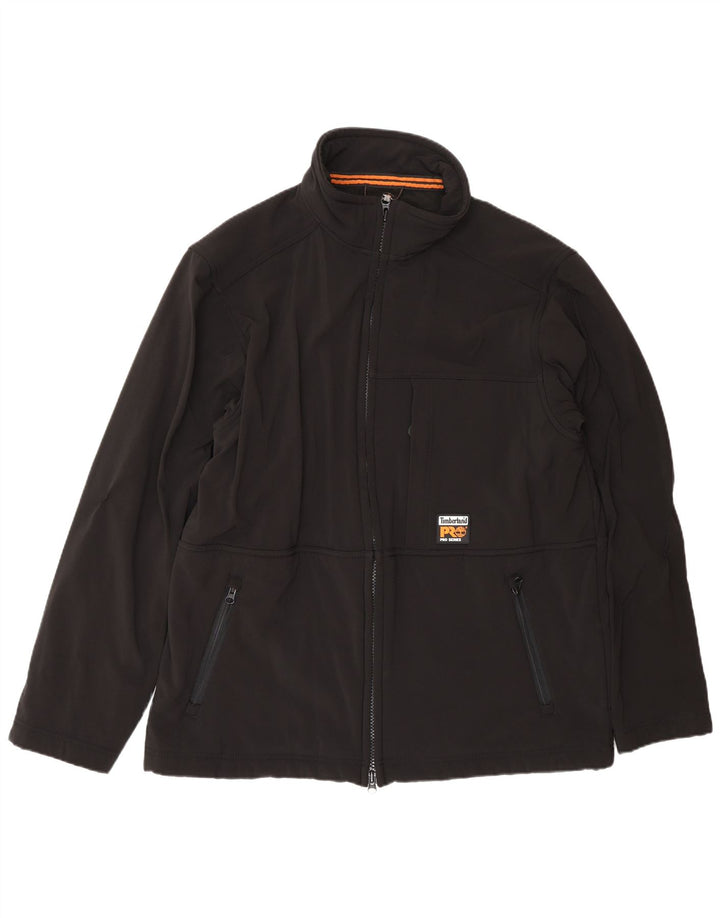 Ανδρικό μπουφάν Timberland Windbreaker UK 42 XL Μαύρο Πολυεστέρας