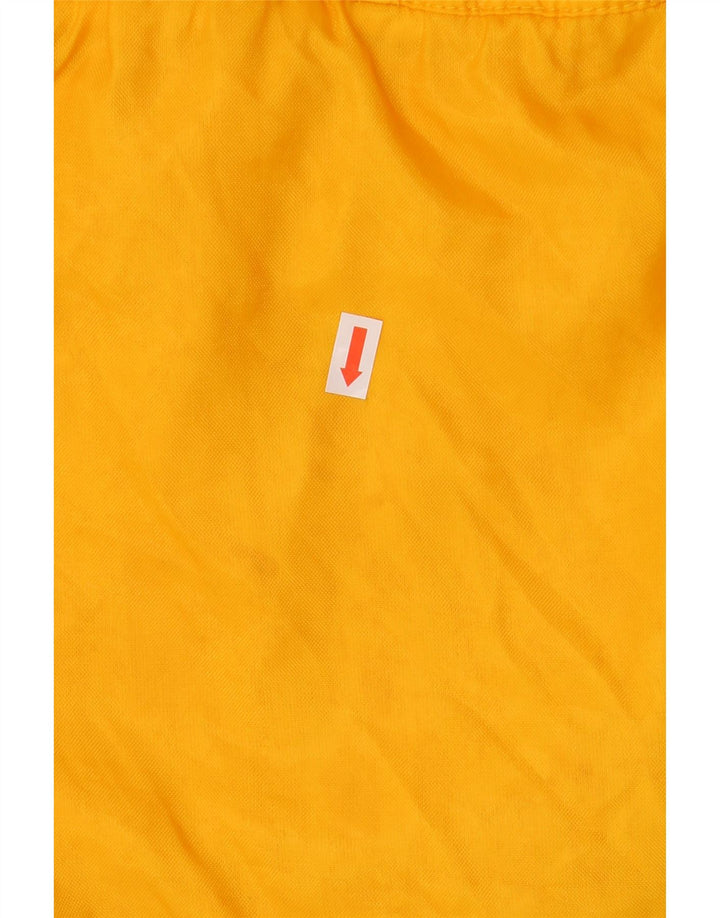 ACTIVE Ανδρικό μπουφάν βροχής με κουκούλα UK 38 Medium Yellow Polyamide