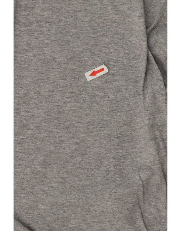 Ανδρικό T-Shirt Adidas Top Μικρό γκρι βαμβακερό