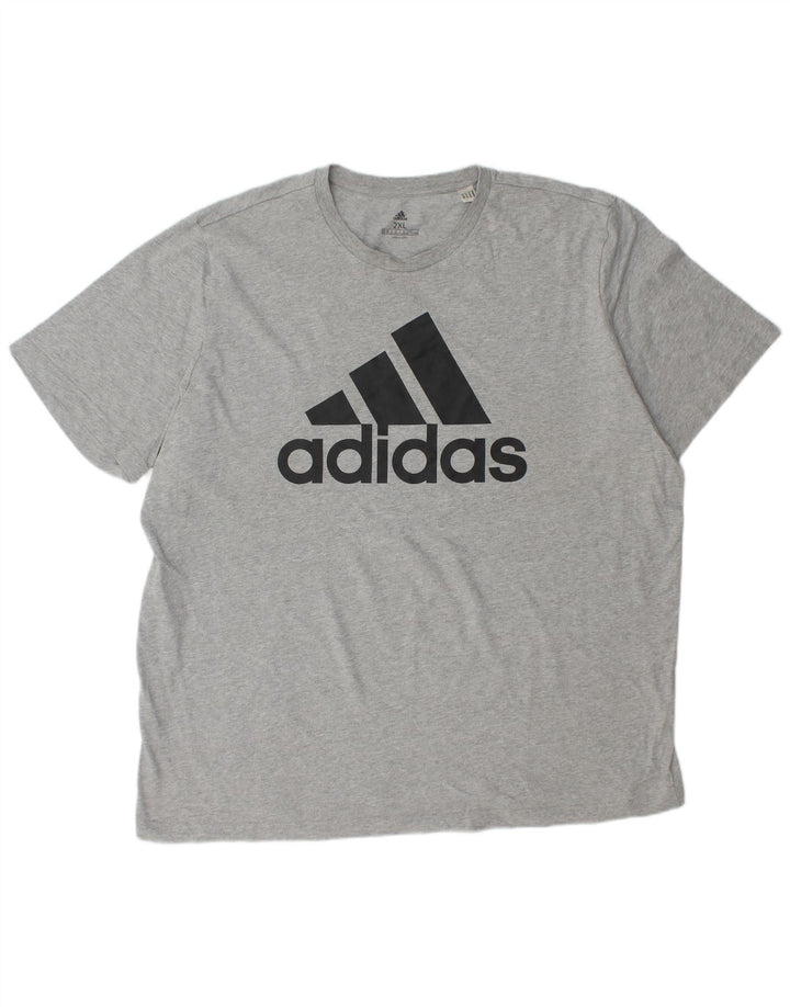Ανδρικό γραφικό T-Shirt ADIDAS Top 2XL Γκρι