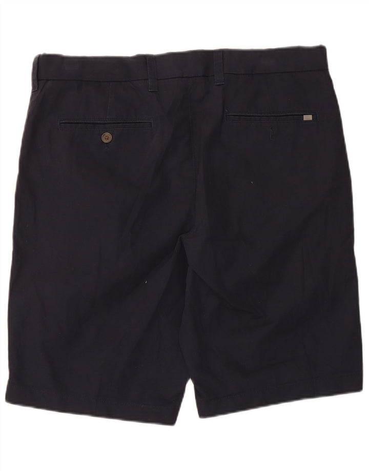 Ανδρικό σορτς Chino Marks & Spencer W34 Large Navy Blue από βαμβάκι