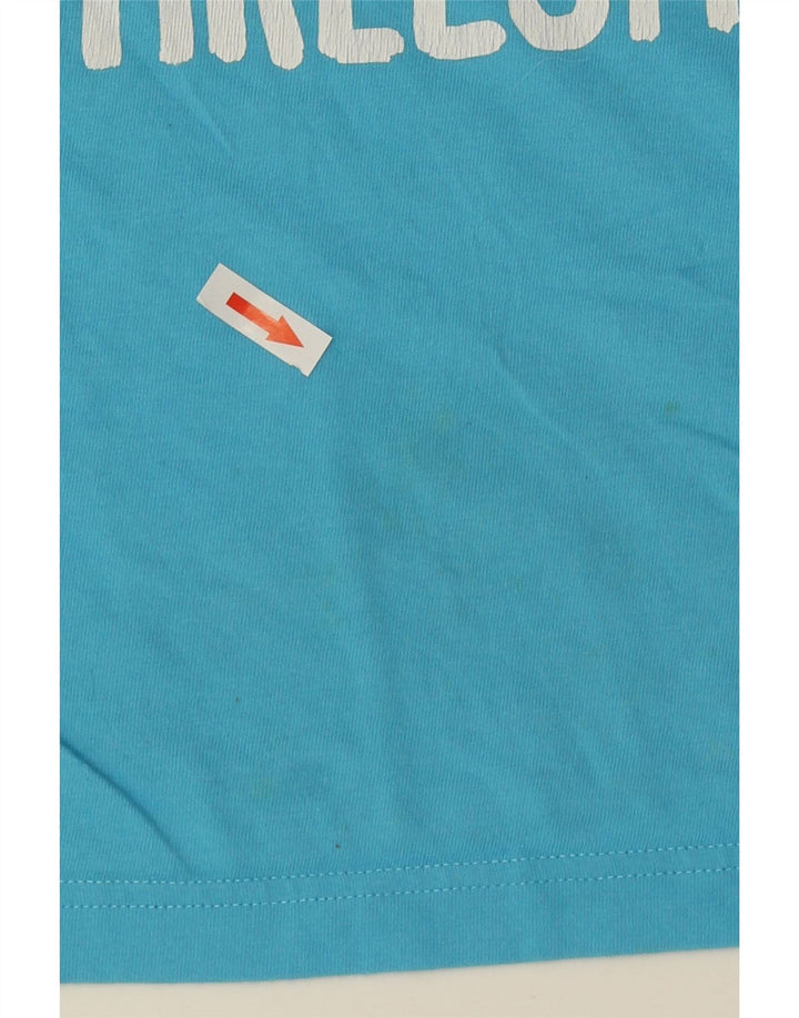 Ανδρικό γραφικό T-Shirt Adidas Top Medium Blue