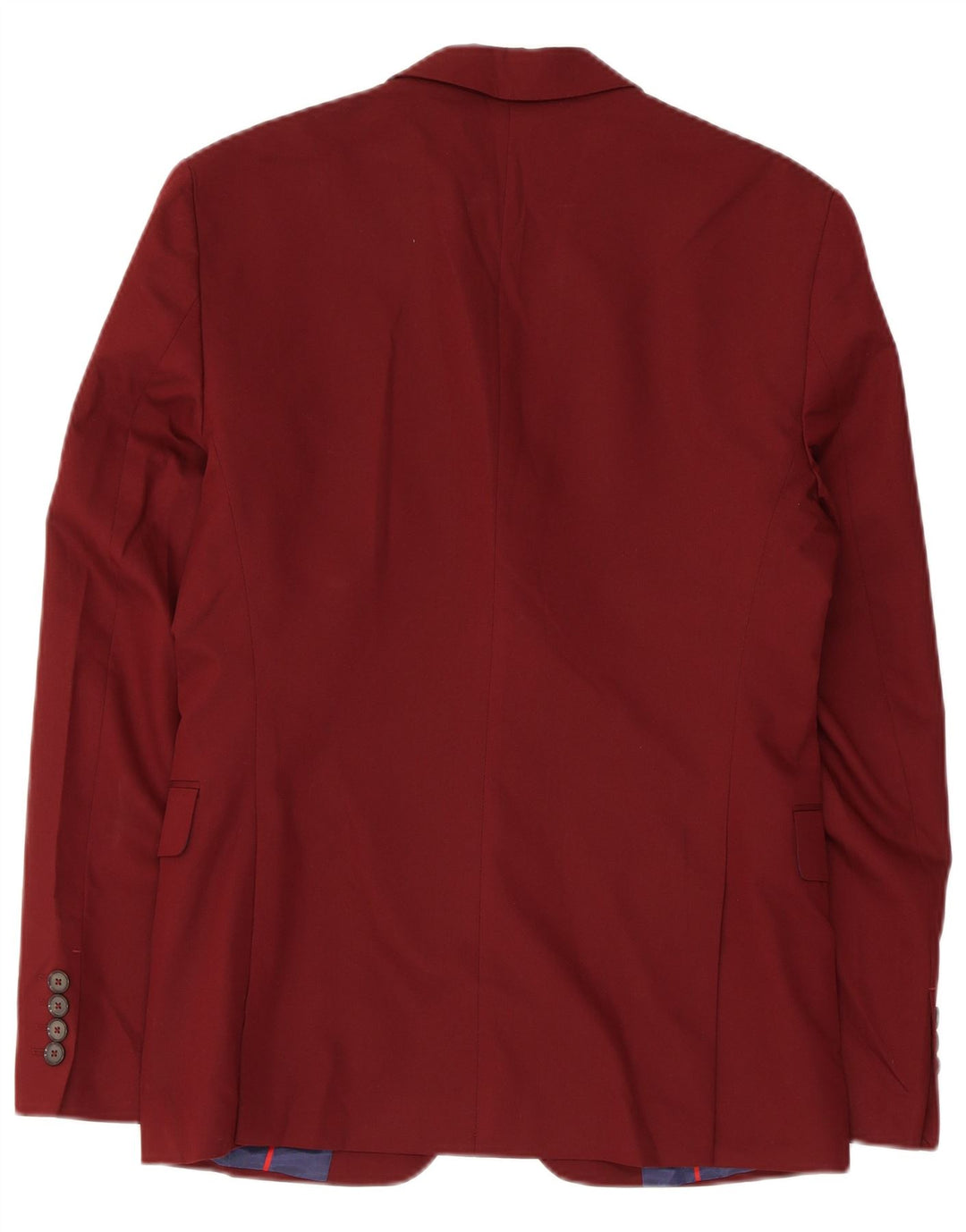Zara Ανδρικό μπουφάν σακάκι με 2 κουμπιά EU 46 Small Burgundy