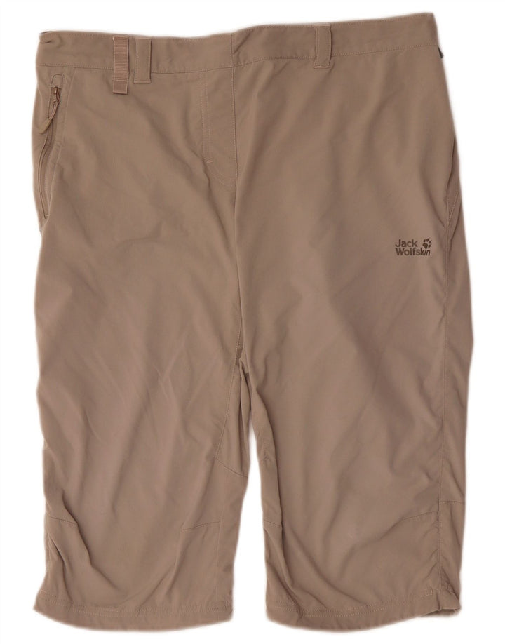 Jack Wolfskin Γυναικεία βερμούδα UK 12 Medium W34 Khaki Polyamide
