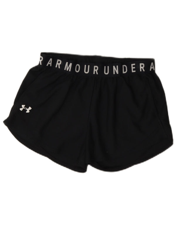 Γυναικείο Αθλητικό Γραφικό Σορτς Under Armour Heat Gear UK 10 Small μαύρο