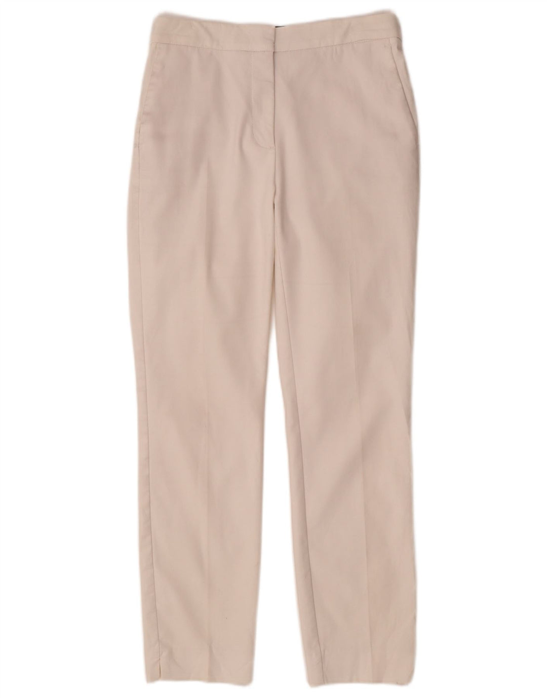 ZARA Γυναικείο ίσιο παντελόνι Chino Medium W28 L27 Λευκό