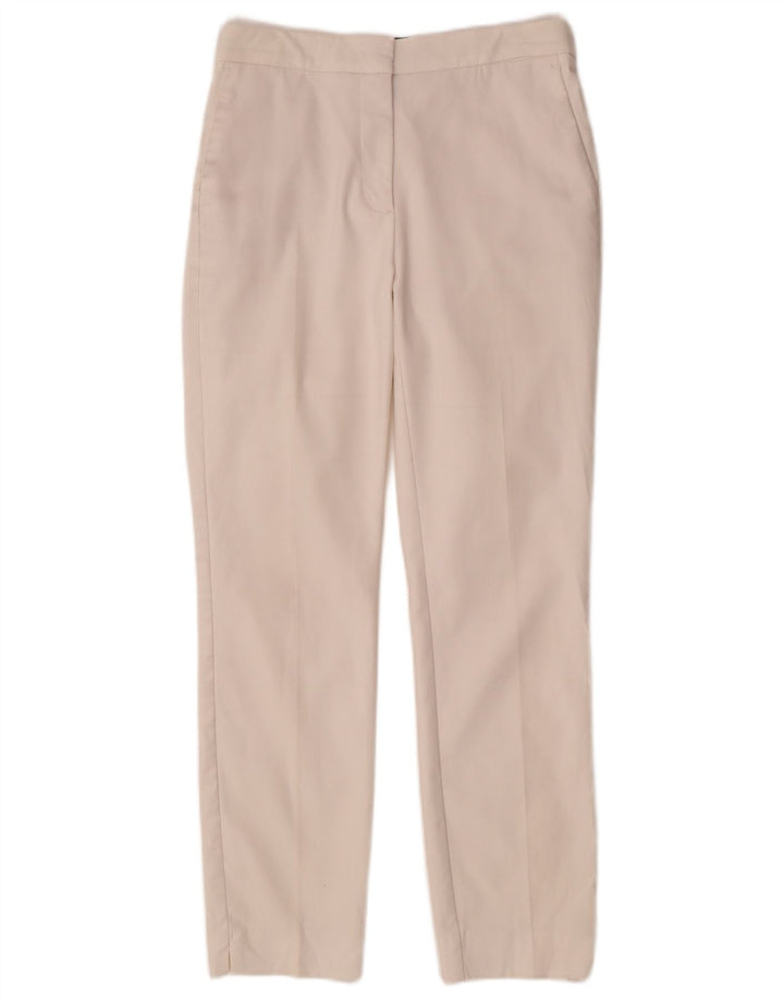 ZARA Γυναικείο ίσιο παντελόνι Chino Medium W28 L27 Λευκό