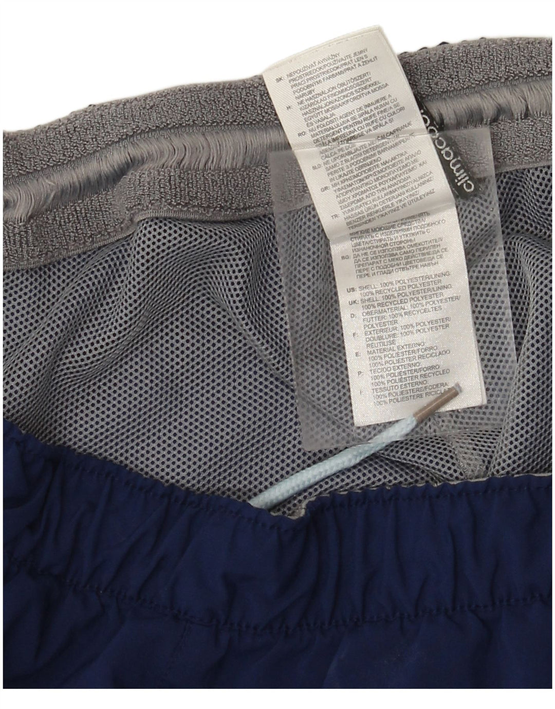 Ανδρικό αθλητικό σορτς Adidas Climacool με μεγάλο μπλε πολυεστέρα