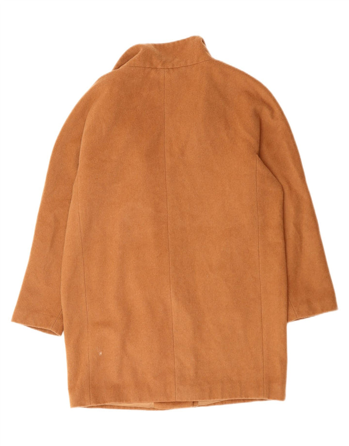 Γυναικείο παλτό Jaeger Loose Fit UK 14 Μαλλί μεσαίου καφέ