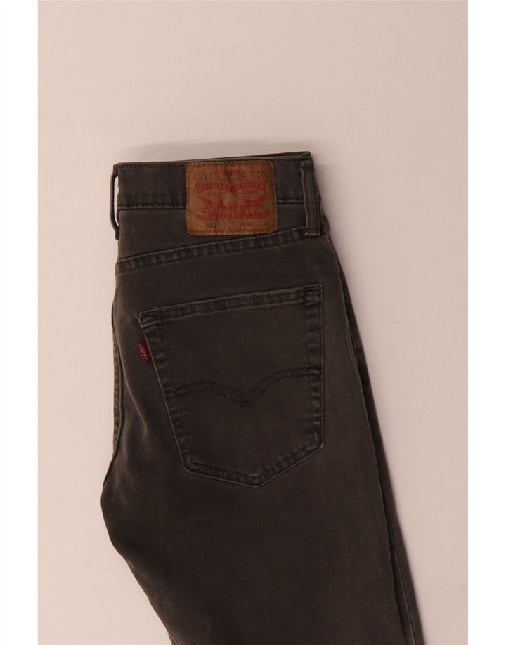 Levi's Mens 512 Slim Tapered Jeans W30 L32 Γκρι βαμβακερό