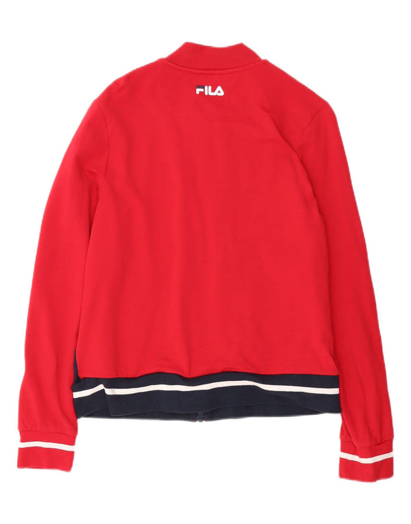 Fila Γυναικεία αθλητική φόρμα Top Jacket UK 16 Large πολύχρωμα Colourblock