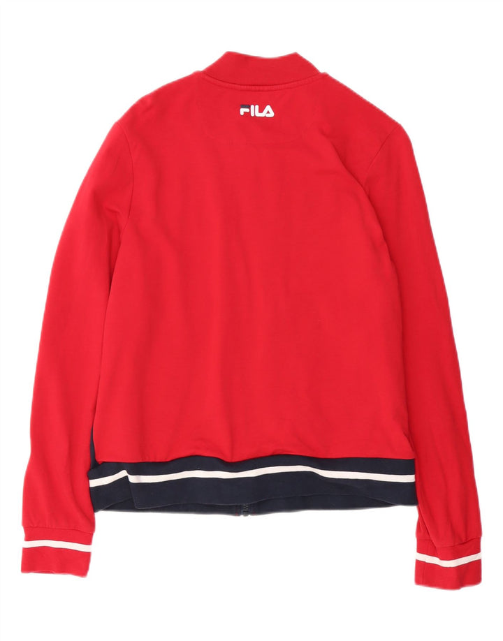 Fila Γυναικεία αθλητική φόρμα Top Jacket UK 16 Large πολύχρωμα Colourblock
