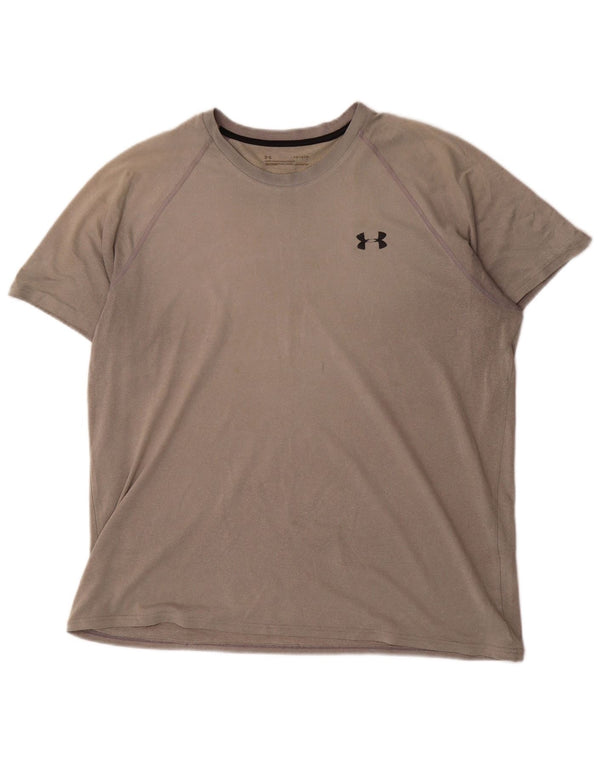 Under Armour Ανδρικό Heat Gear Loose Fit T-shirt Top Large Grey