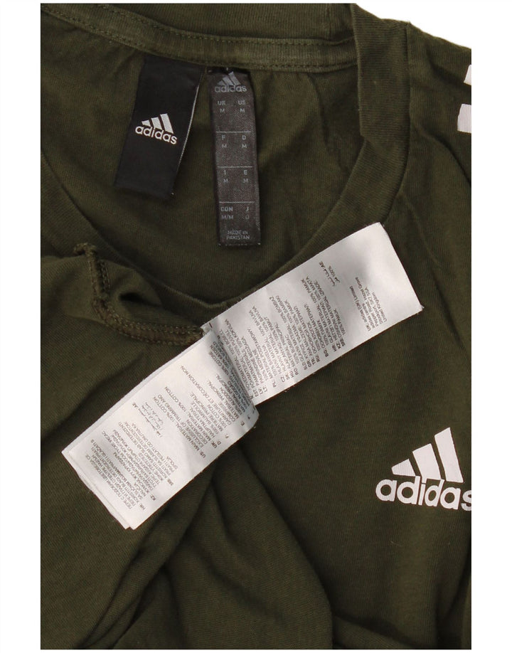 Ανδρικό T-Shirt ADIDAS Top Medium Khaki Cotton