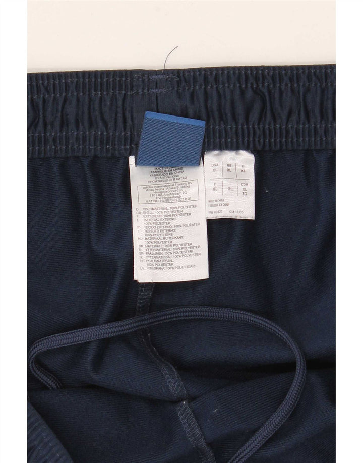 Ανδρική φόρμα γραφικής Reebok Παντελόνι XL Navy Blue Colorblock Πολυεστέρας