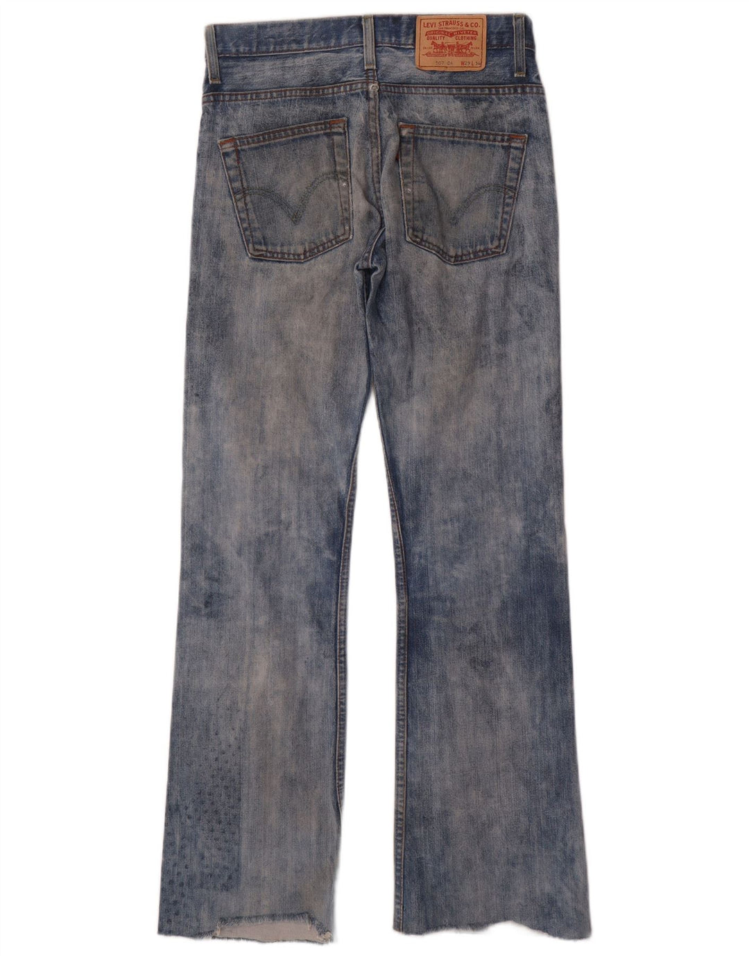Levi's Mens 507 Bootcut Jeans W29 L32 Μπλε βαμβακερό