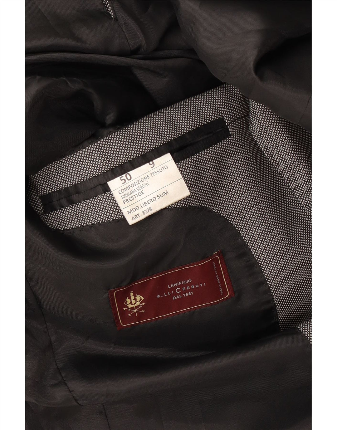 Cerruti 1881 Ανδρικό σακάκι σακάκι 2 κουμπιών IT 50 μεγάλο γκρι παρθένο μαλλί