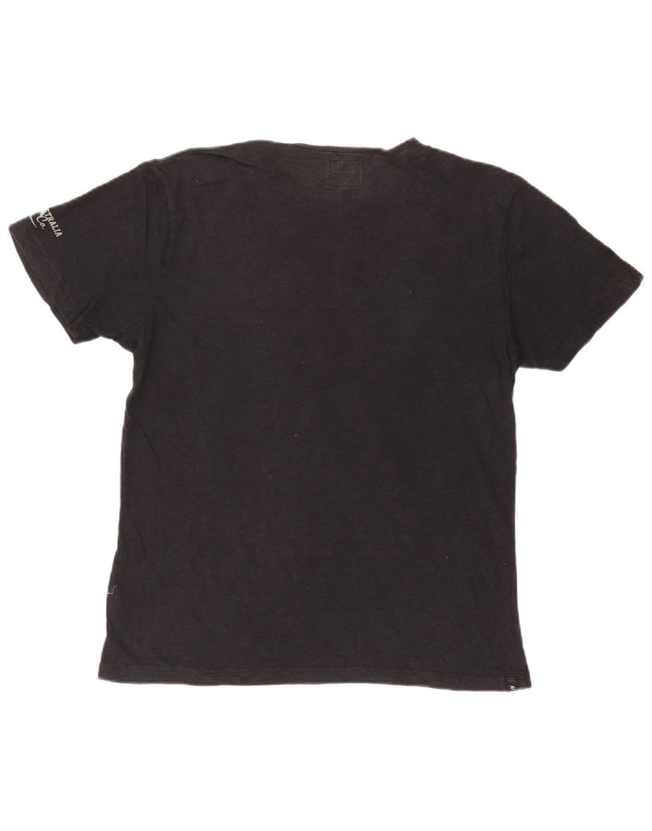 RIP CURL Ανδρικό γραφικό T-Shirt Top Small Black