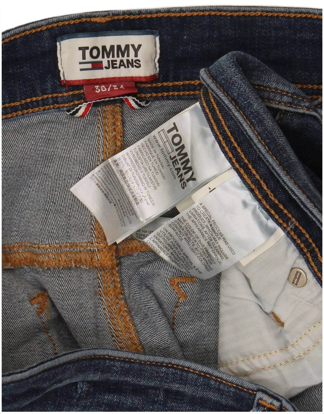 TOMMY HILFIGER Ανδρικό Stanton Skinny Jeans W38 L34 Μπλε βαμβακερό