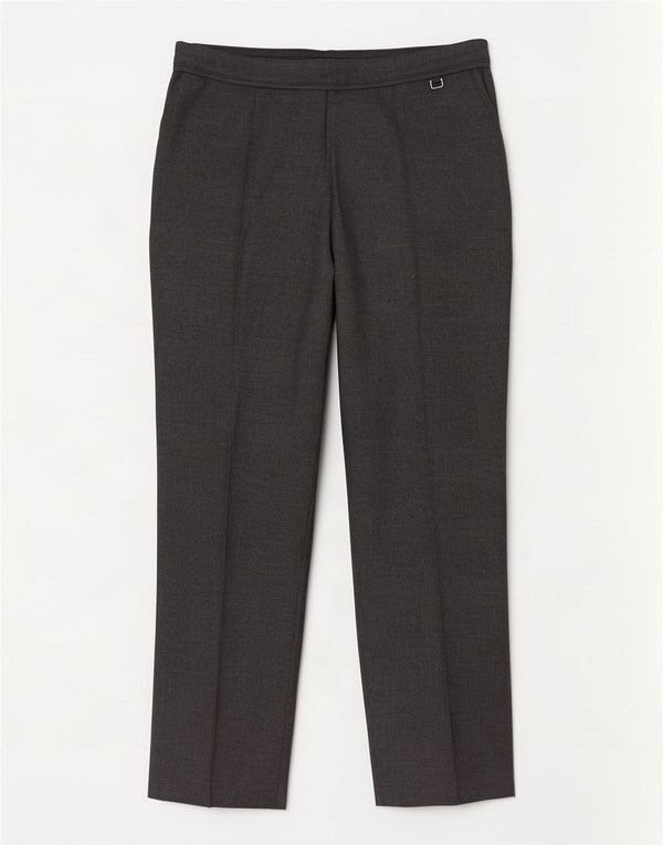 Marks & Spencer Γυναικείο ίσιο casual παντελόνι UK 14 Large W32 L28 Grey