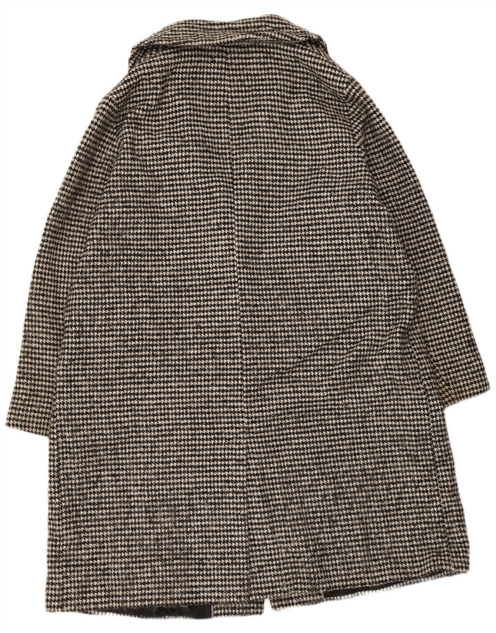 John Lewis Γυναικείο παλτό με διπλό στήθος UK 18 XL Μαύρο Houndstooth