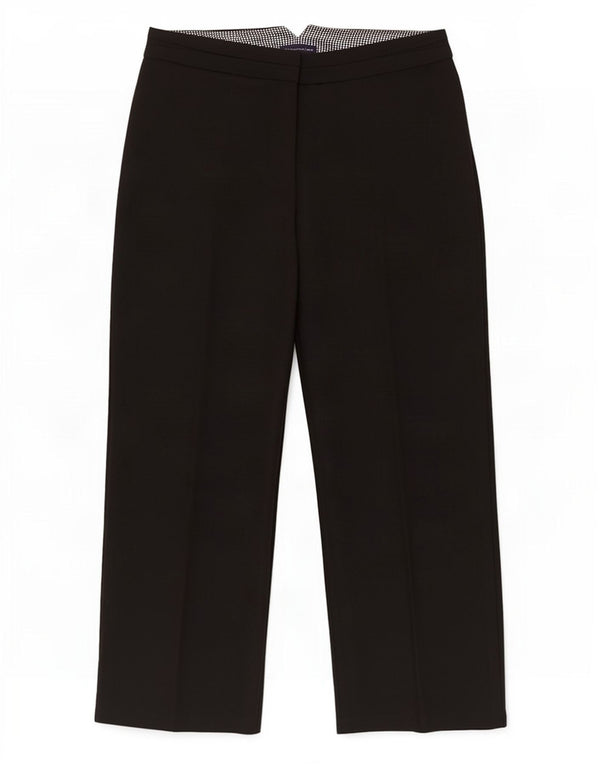 Marks & Spencer Womens Wide Leg Casual Trousers UK 18 XL W36 L31 Black