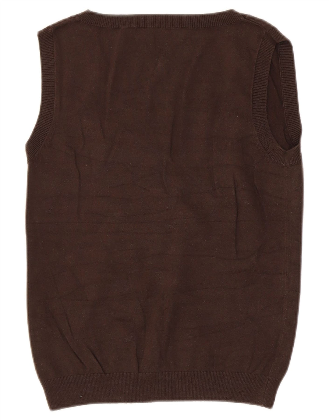 Zara Γυναικείο Γιλέκο Tank Top UK 12 μεσαίο καφέ βαμβακερό