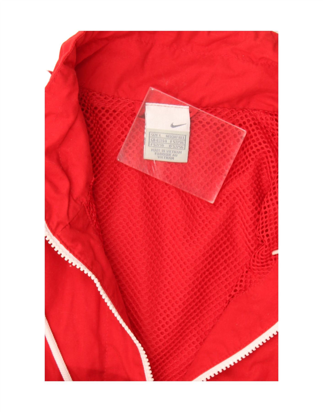 Ανδρικό μπουφάν Nike Rain UK 42/44 με μεγάλο κόκκινο χρώμα