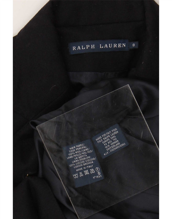Ralph Lauren Γυναικείο σακάκι 2 κουμπιών US 8 Medium Navy Blue Wool