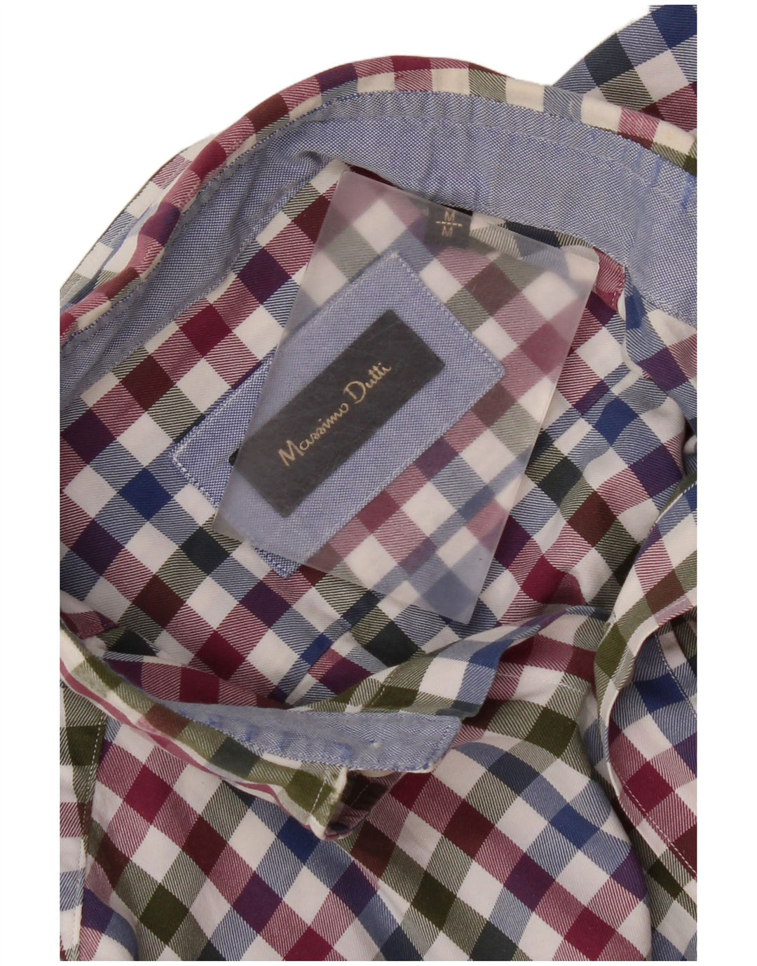 Ανδρικό πουκάμισο Massimo Dutti, μεσαίο πολύχρωμο Gingham