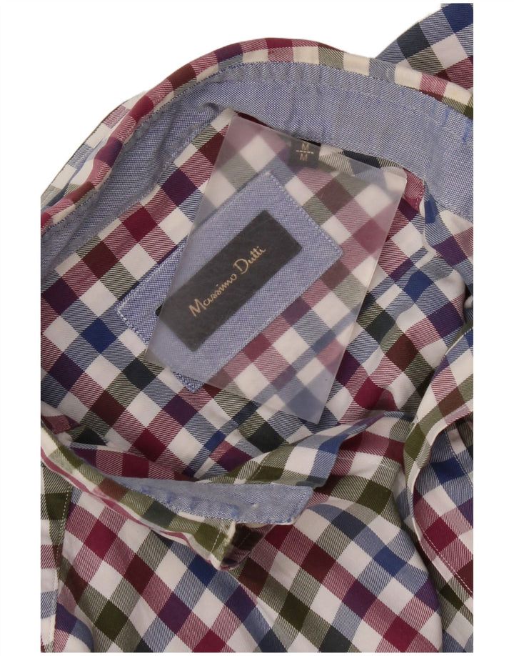 Ανδρικό πουκάμισο Massimo Dutti, μεσαίο πολύχρωμο Gingham