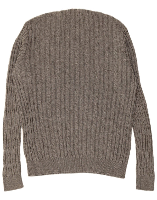 Ανδρικό πουλόβερ JACK WILLS The Marlow Crew Neck Jumper Medium Grey