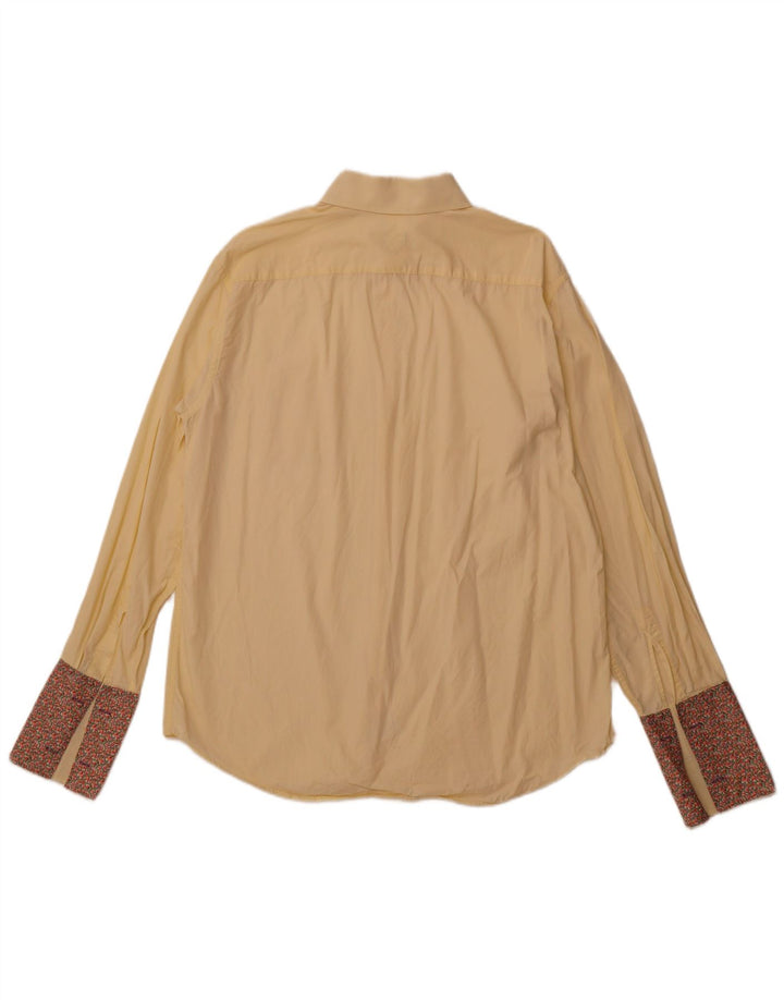 PAUL SMITH Ανδρικό πουκάμισο 17 1/2 44 XL Κίτρινο βαμβακερό