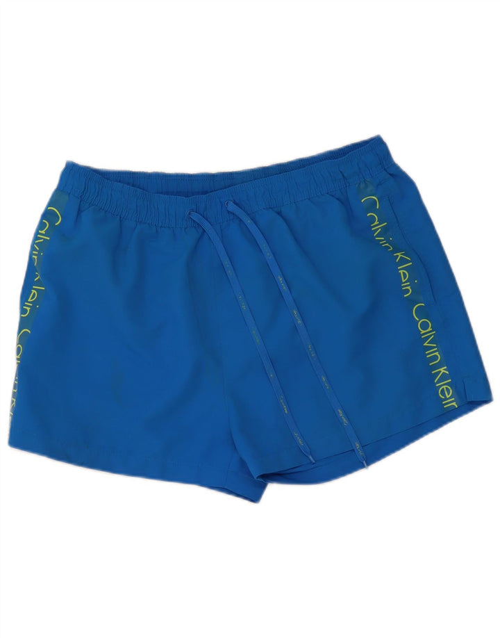 Γραφικό ανδρικό σορτς κολύμβησης Calvin Klein XL Blue Polyester