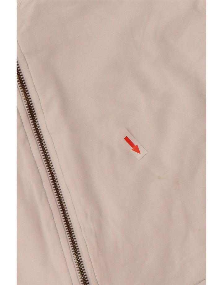 MURPHY & NYE Γυναικεία φόρμα φόρμας γραφικά Top Jacket UK 10 Small White