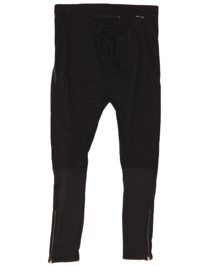 Γυναικείο κολάν Nike Dri Fit UK 16 Μεγάλο μαύρο πολυεστέρα
