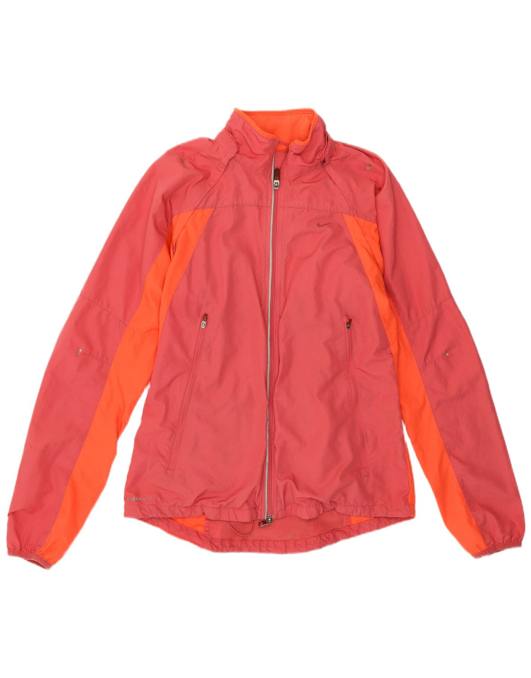 Nike γυναικείο μπουφάν βροχής UK 12 μεσαίου ροζ χρώματος πολυεστέρας