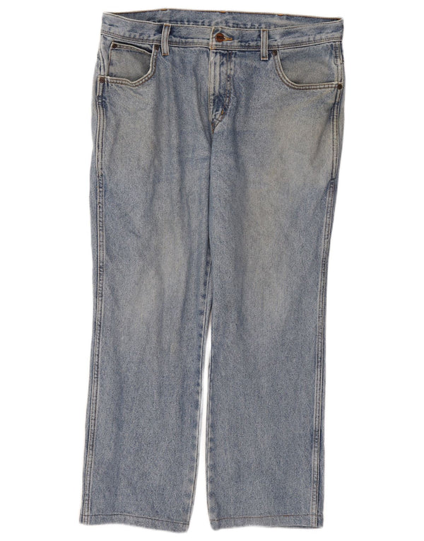 WRANGLER Mens Straight Jeans W34 L26 Blue