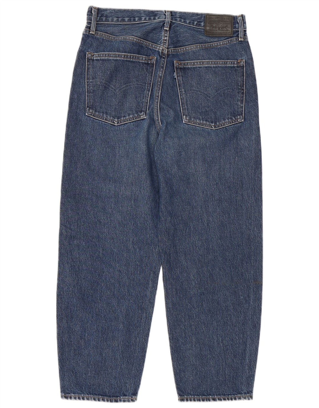 Γυναικείο τζιν με ψηλόμεσο βαρέλι Levi's W26 L25 Μπλε βαμβακερό