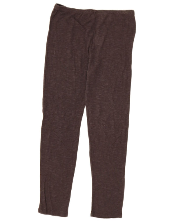 Vintage γυναικεία κολάν Crop UK 8 Small Brown Flecked Cotton