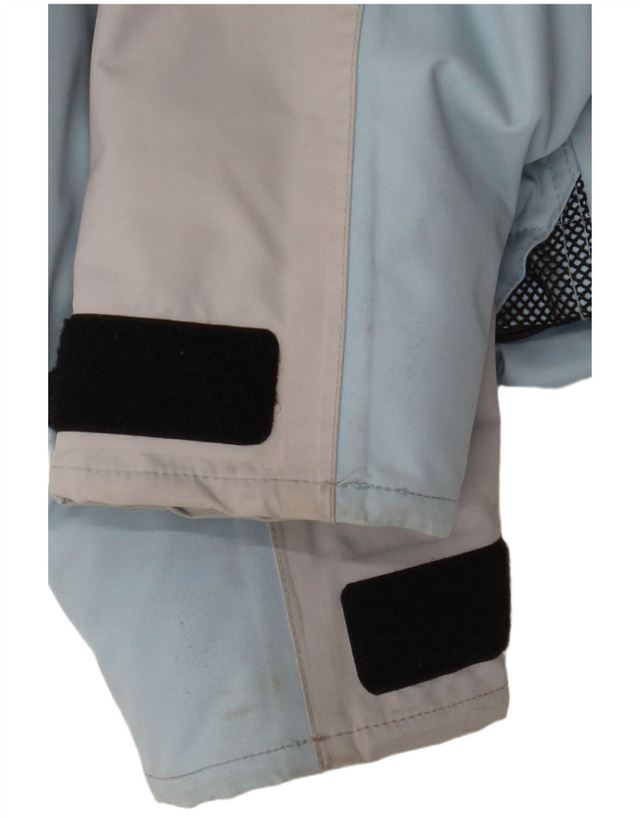 Musto γυναικείο μπουφάν βροχής με κουκούλα UK 10 Small Blue Colourblock