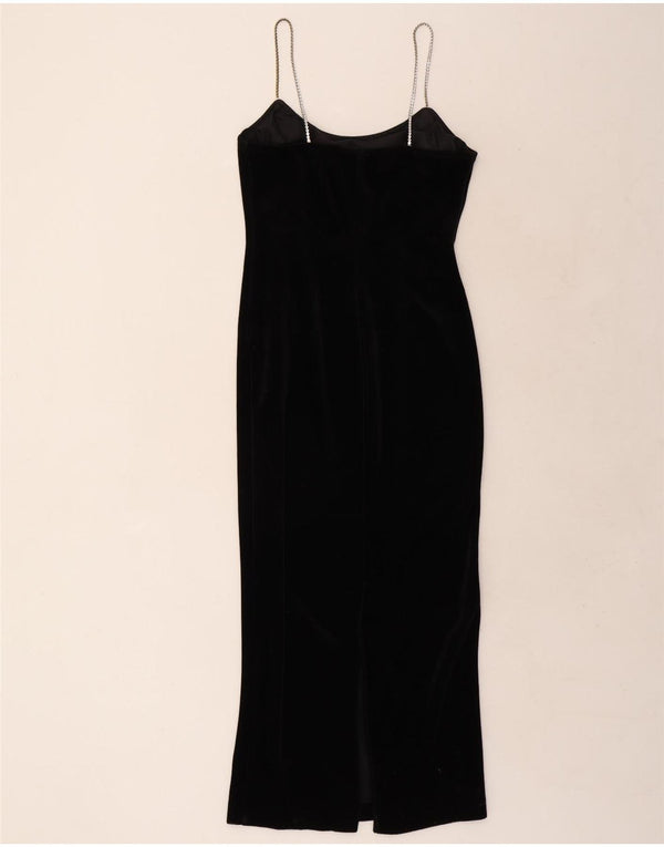Dorothy Perkins Γυναικείο Maxi Slip Dress UK 10 Small Black Triacetate