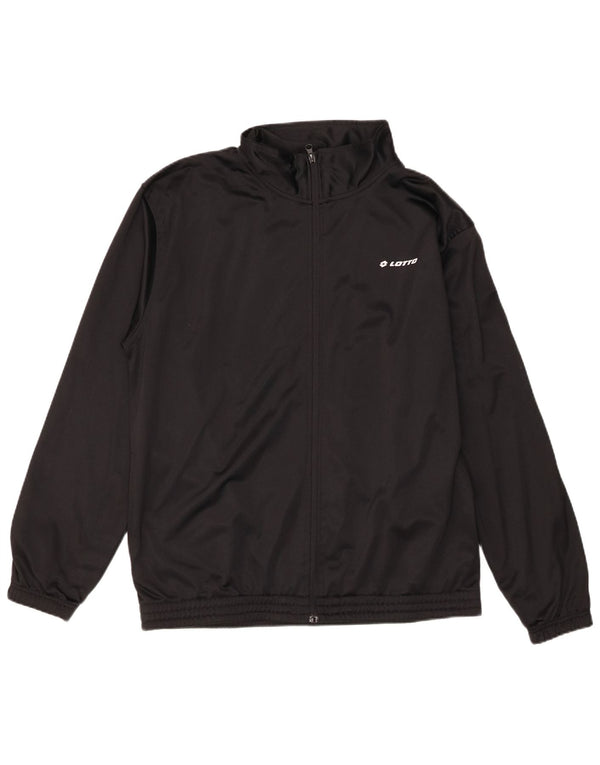 Ανδρική φόρμα Lotto Top Jacket XL Μαύρο πολυεστέρα