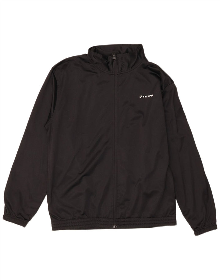 Ανδρική φόρμα Lotto Top Jacket XL Μαύρο πολυεστέρα