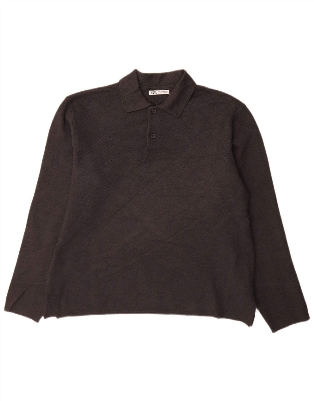 Ανδρικό πουλόβερ Zara Polo Neck Jumper Μεσαίο γκρι βισκόζη