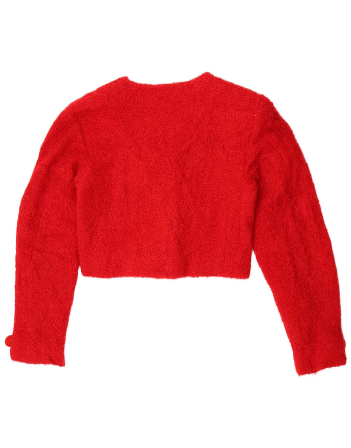 Vintage γυναικείο μπουφάν Bolero UK 10 Small Red