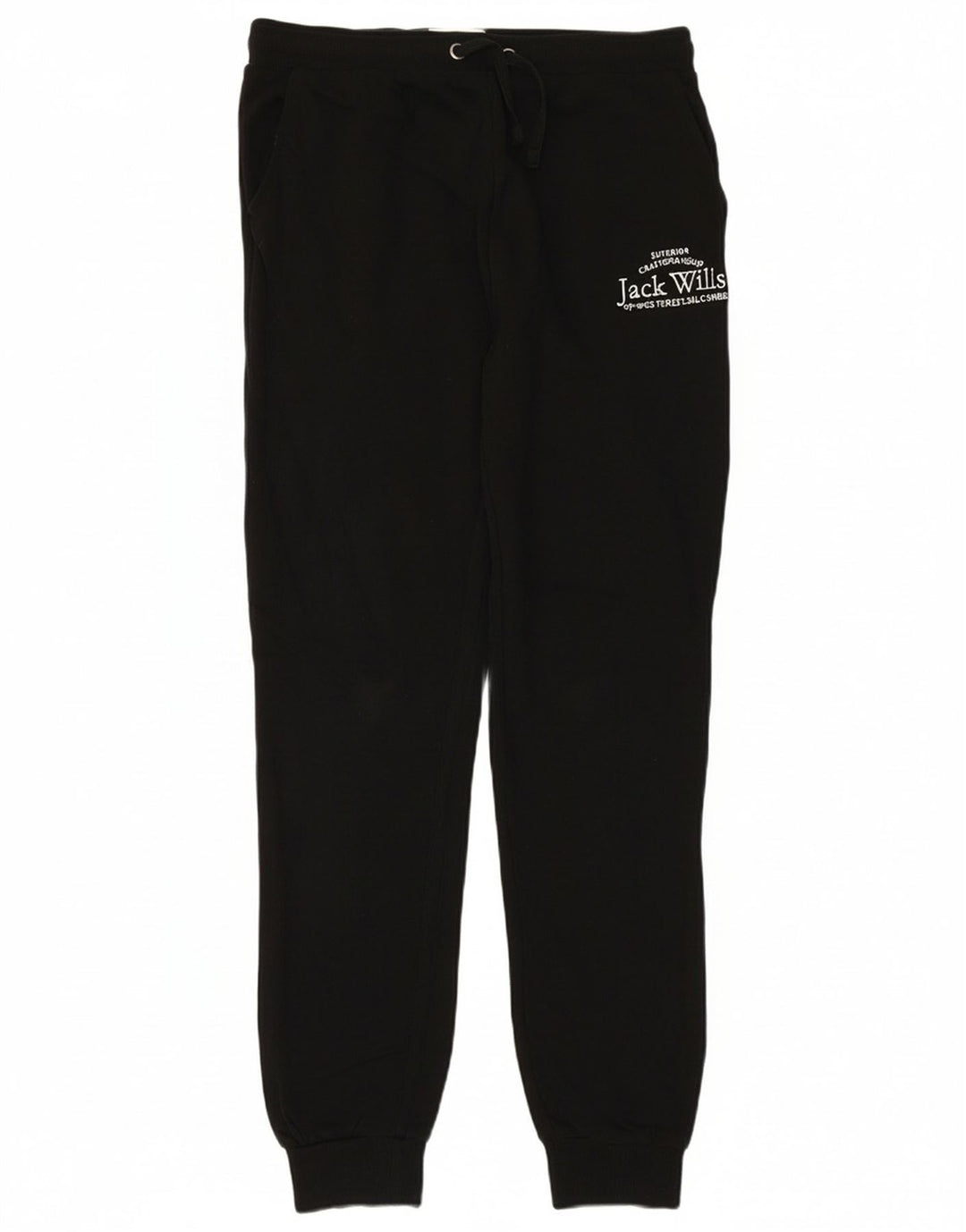 Jack Wills Boys Graphic αθλητική φόρμα παντελόνι Joggers 15-16 ετών Μαύρο