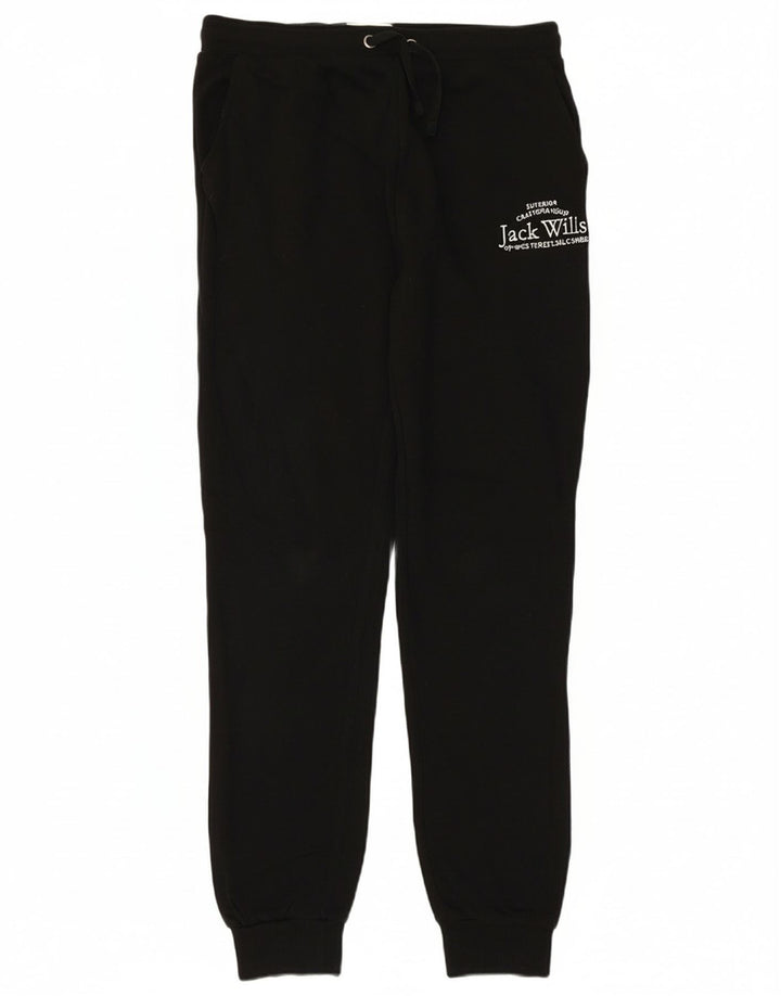 Jack Wills Boys Graphic αθλητική φόρμα παντελόνι Joggers 15-16 ετών Μαύρο