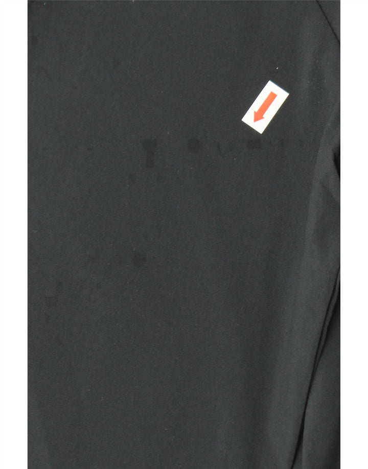 UMBRO Mens Hooded Tracksuit Top Jacket Small Black Polyester Vintage Umbro and Second-Hand Umbro from Messina Hembry 